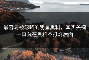 最容易被忽略的明星黑料，其实关键一直藏在黑料不打烊后面