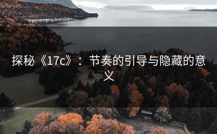 探秘《17c》:节奏的引导与隐藏的意义 探秘《17c》:节奏的引导与隐藏的意义